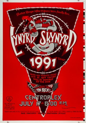 価格販売中 LYNYRD SKYNYRD/レーナードスキナード 1991 ポスター | www