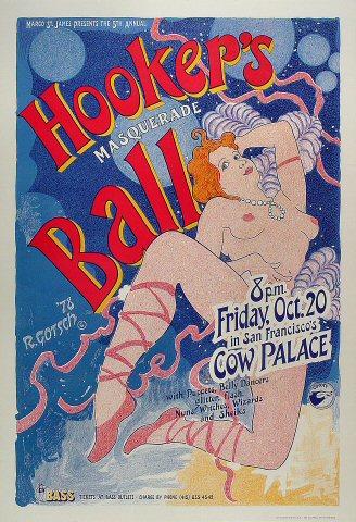 Hooker's Masquerade Ball Poster