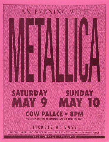 Metallica Handbill