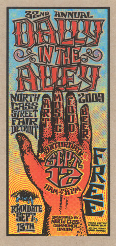 32nd Annual Dally in the Alley Handbill