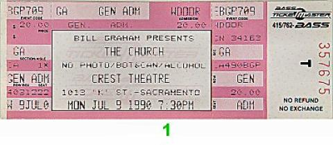 The Church Vintage Ticket