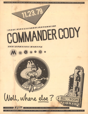 Commander Cody Poster