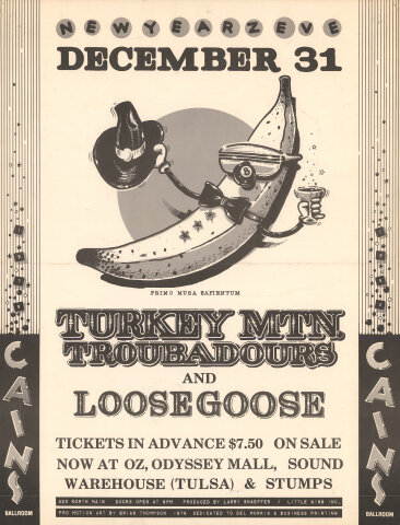 Turkey Mountain Troubadours Poster