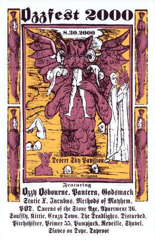 Ozzfest 2000 Poster