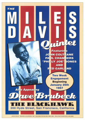 Miles Davis Quintet Poster