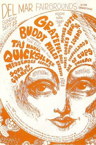 Grateful Dead Vintage Concert Handbill from Fillmore