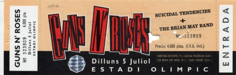 Guns N' Roses CD, 2004 at Wolfgang's