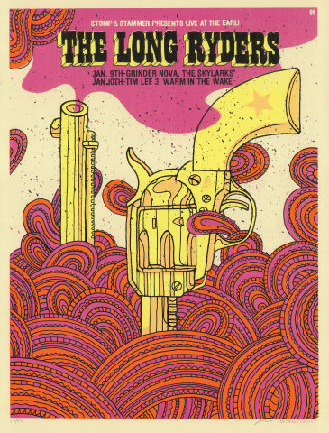 The Long Ryders Silkscreen