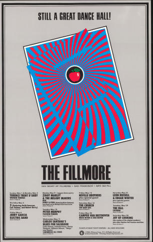 Fillmore Monthly Lineup Poster