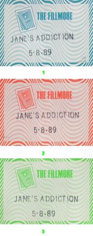 Jane's Addiction Backstage Pass