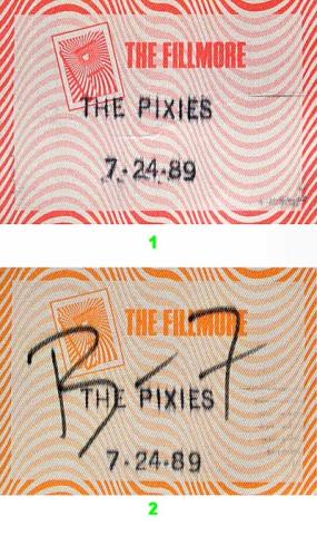 Pixies Backstage Pass