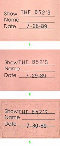 The B-52's Backstage Pass