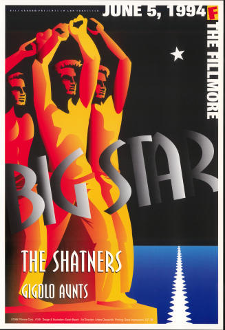 コンサートポスター スウェード 1993 ベルリン Suede Vintage Concert Poster from Warfield Theatre, Sep 25