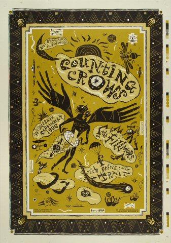 Counting Crows Vintage Concert Poster from Fillmore Auditorium