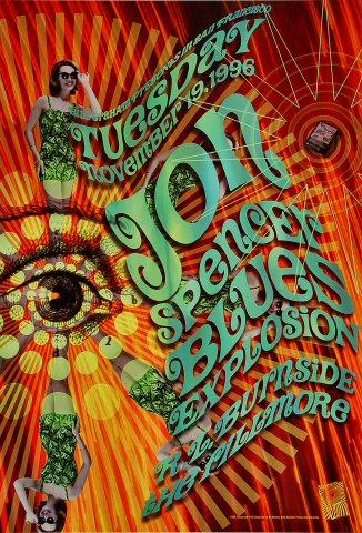 The Jon Spencer Blues Explosion Vintage Concert Poster from