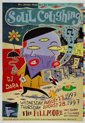 Soul coughing concert poster by cheapest derek hess SIGNED