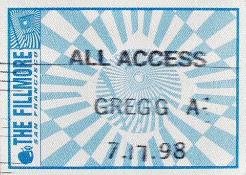Gregg Allman Backstage Pass