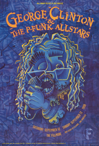 George Clinton & the P-Funk All-Stars Vintage Concert Poster