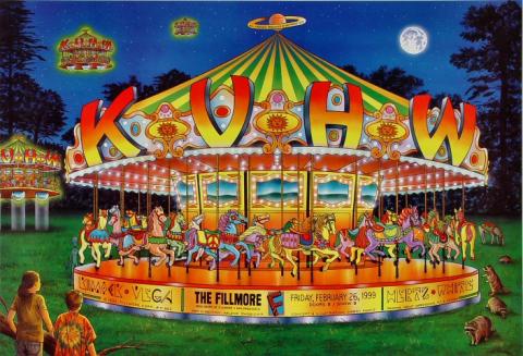 The Allman Brothers Band Vintage Concert Poster from Laguna Seca