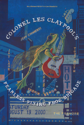 Colonel Les Claypool's Fearless Flying Frog Brigade Poster