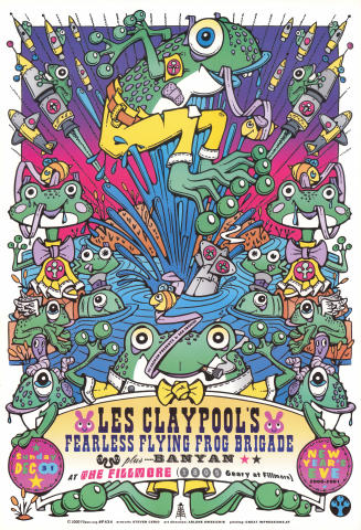 Les Claypool's Frog Brigade Poster