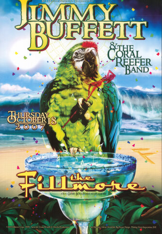 Jimmy Buffet and the Coral Reefer Band Poster