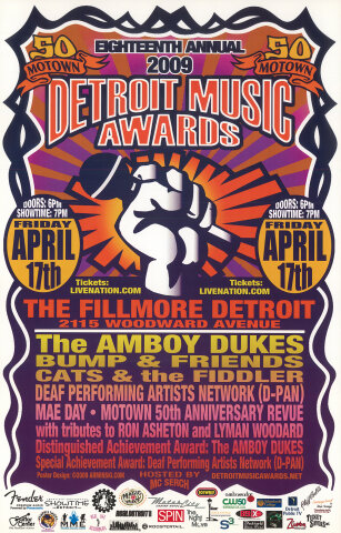Detroit Music Awards Poster