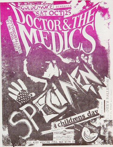 Doctor and the Medics Handbill