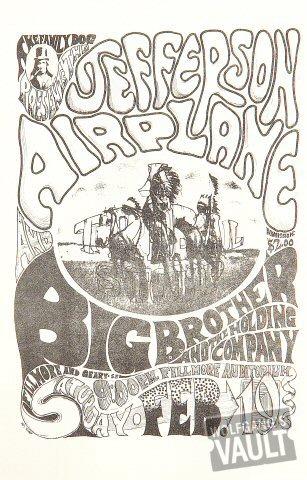 Jefferson Airplane Handbill