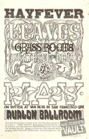 The Leaves (60s) Handbill