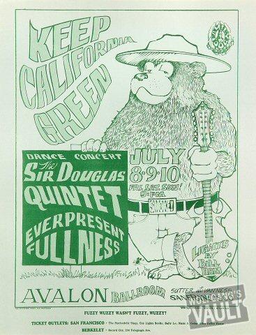 The Sir Douglas Quintet Handbill