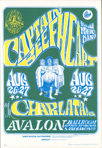 Captain Beefheart & The Magic Band Poster