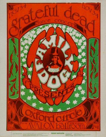 Grateful Dead Handbill