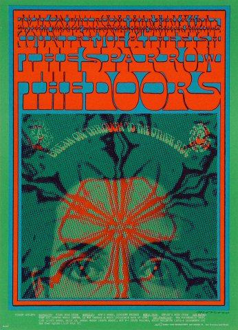 The Doors Vintage Concert Poster from Avalon Ballroom, Mar 3, 1967