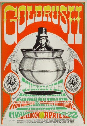 Jimi Hendrix Experience Vintage Concert Poster from Fillmore