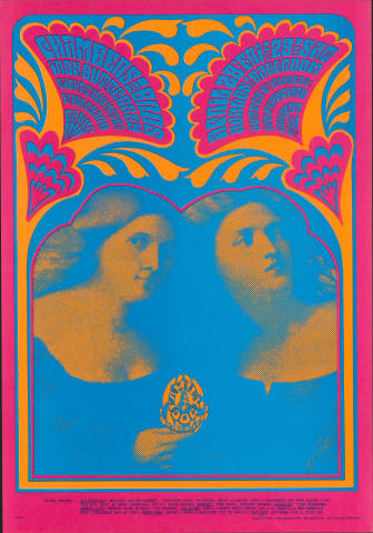 The Chamber Brothers and Iron Butterfly, Avalon Ballroom, 1967 1st ed poster The Chamber Brothers and Iron Butterfly, Avalon Ballroom, 1967 1st ed poster