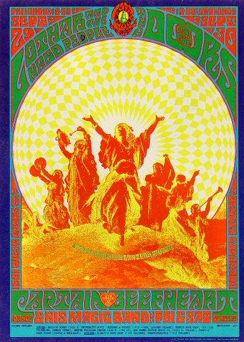 The Doors Vintage Concert Poster from Denver Dog, Sep 29, 1967 at