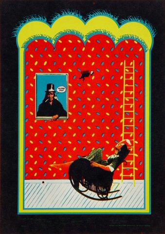 Genesis (60's) Vintage Concert Poster from Avalon Ballroom, Jan 19