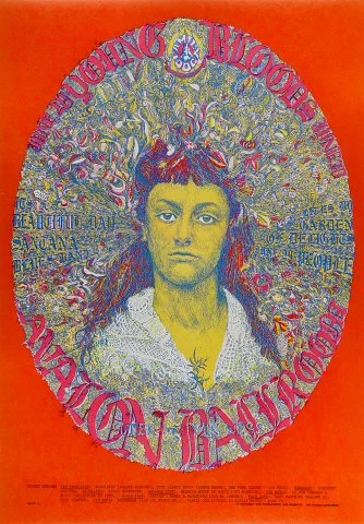 The Youngbloods Vintage Concert Poster from Avalon Ballroom, Jun 28 ...