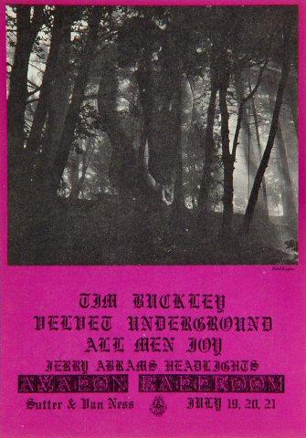 Tim Buckley Handbill