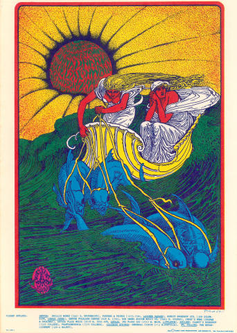 Canned Heat Vintage Concert Poster from Denver Dog, Dec 8, 1967 at