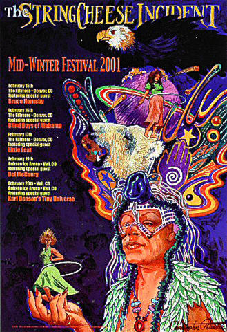 Mid-Winter Music Festival and Carnival Poster
