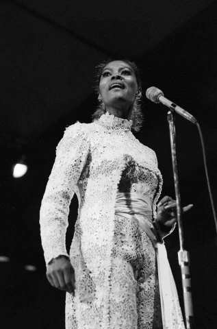 Dionne Warwick Vintage Concert Photo Fine Art Print from Festival Field ...