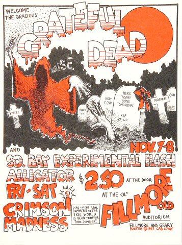 Grateful Dead Handbill