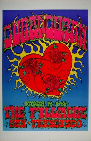 Duran Duran Vintage Concert Poster from Cal Expo Amphitheater, Aug