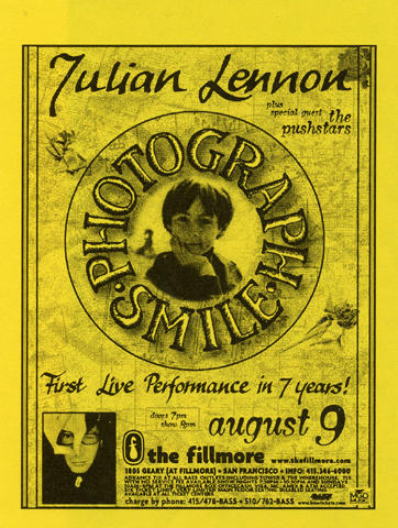 Julian Lennon Handbill