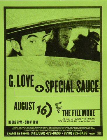 G. Love & Special Sauce Handbill
