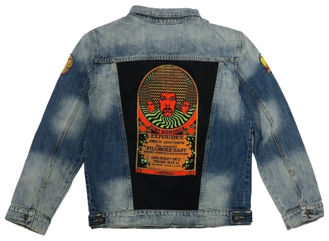 Jimi Hendrix Experience Men's Denim Jacket from Fillmore East, May
