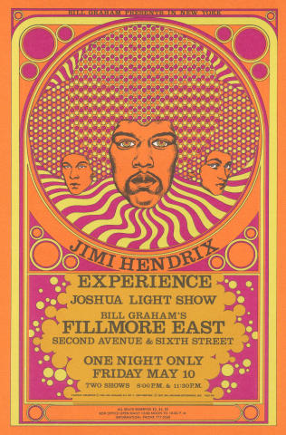 Jimi Hendrix Experience Postcard