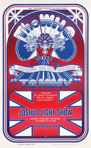 The Who Vintage Concert Poster from Fillmore Auditorium, Jun 16